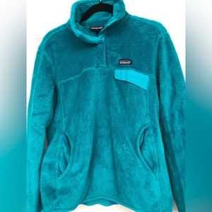 Patagonia Re-tool front t snap fleece.